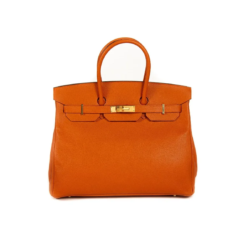 Hermès Birkin 35 Feu D'Orange Epsom