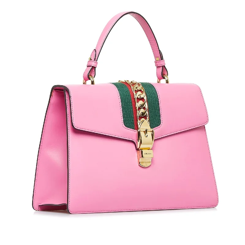 Gucci Medium Sylvie Satchel (SHG-ZwSUYi)