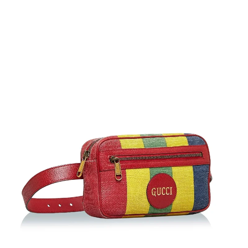 Gucci Baiadera Stripe Belt Bag (SHG-8woVlN)