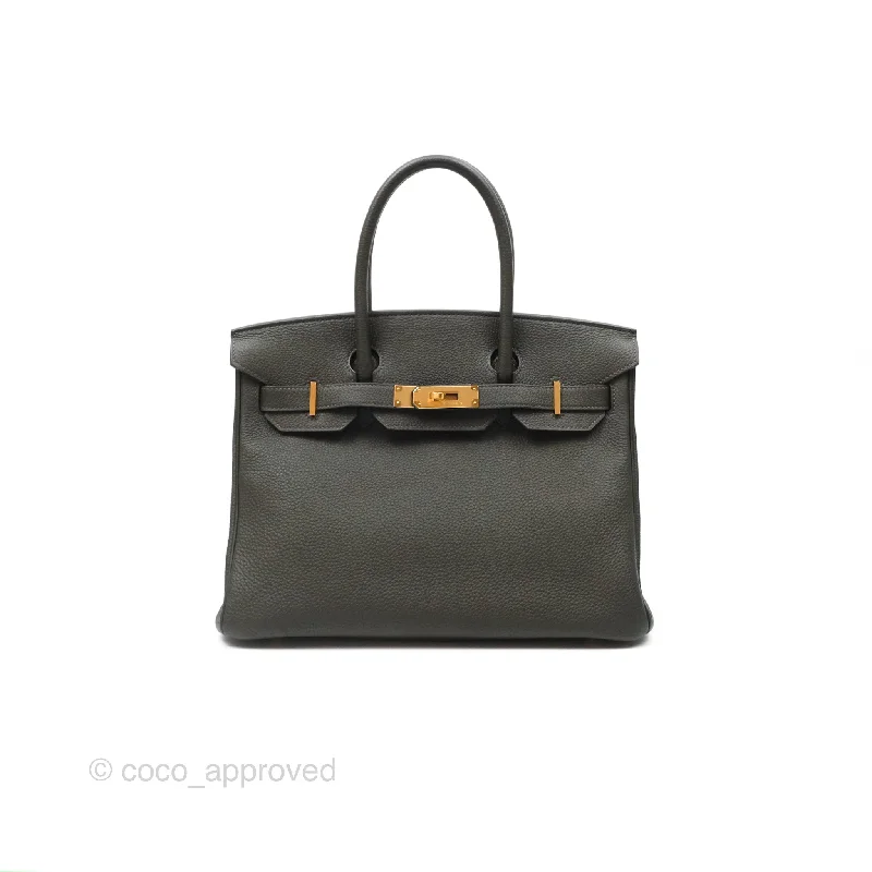 Hermès Birkin 30 Vert de Gris C6 Togo Gold Hardware