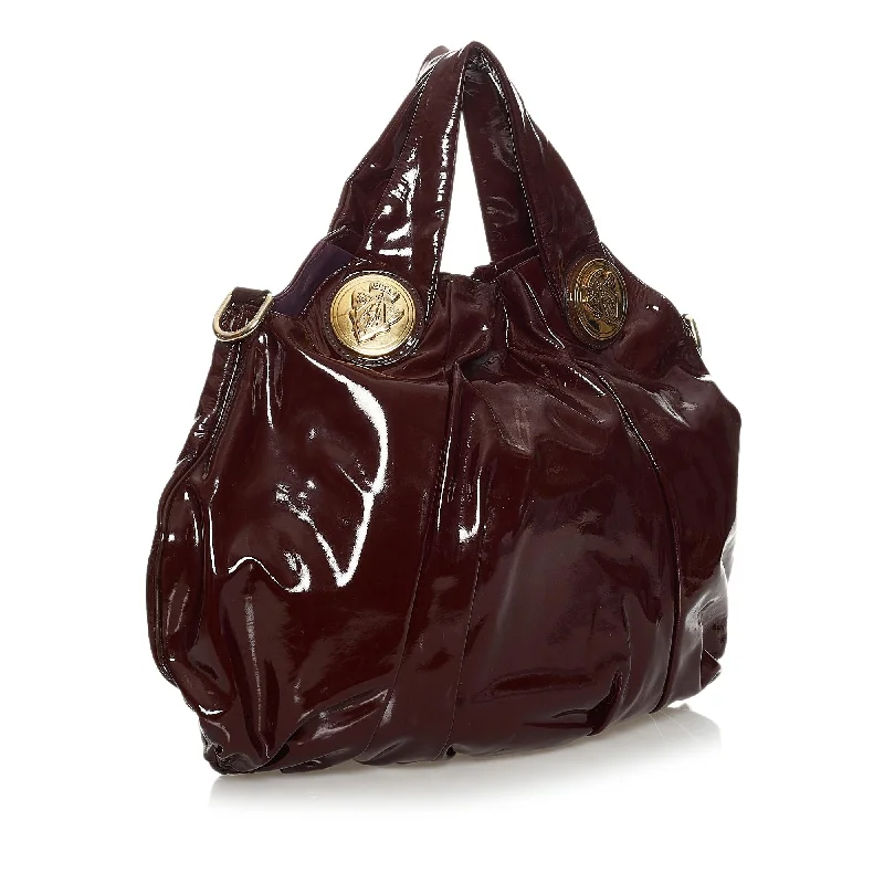 Gucci Hysteria Patent Leather Tote Bag (SHG-31297)