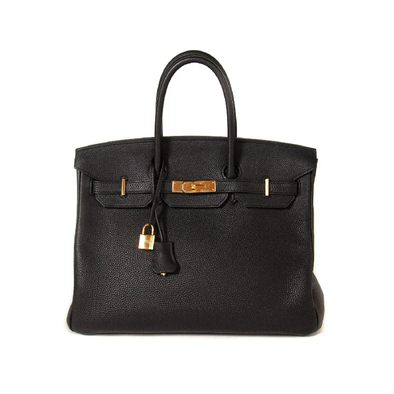 Hermès Birkin 35 Black Togo Leather