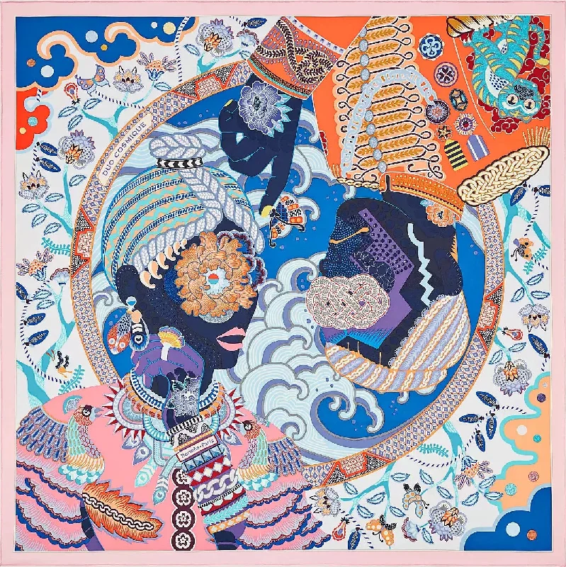 Hermes Duo Cosmique Scarf 90