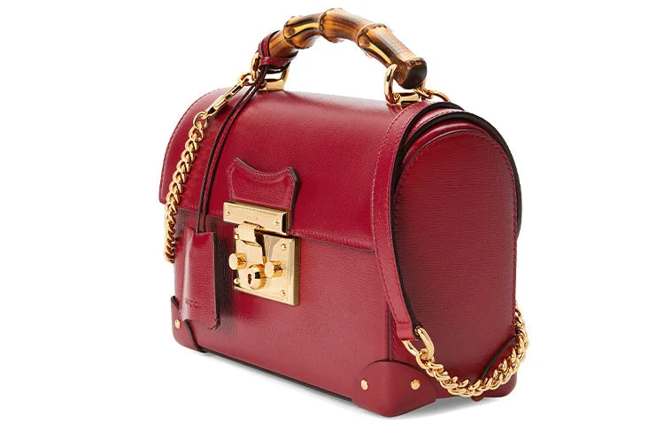 (WMNS) GUCCI Padlock Small-Sized Single-Shoulder Bag Red 603221-1DBRG-6438