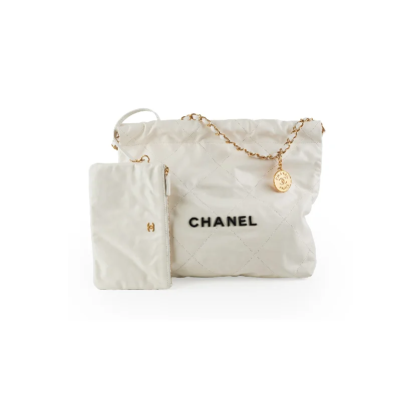 Chanel 22 Medium White