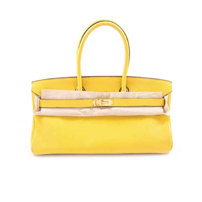 Hermès JPG Birkin 42 Shoulder Jaune Clemence