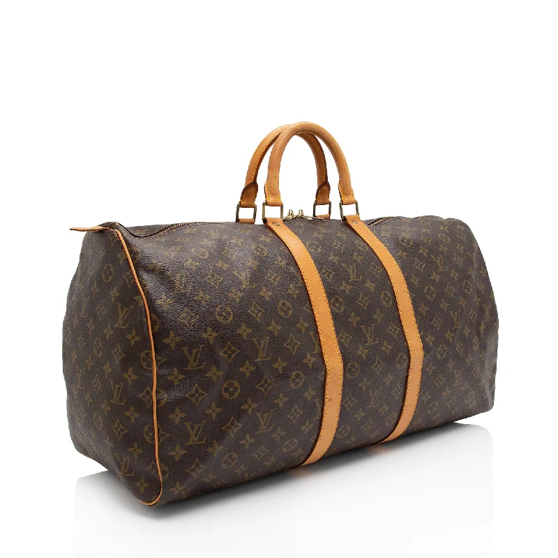 Louis Vuitton Vintage Monogram Canvas Keepall 55 Duffle Bag (V95Q6T)