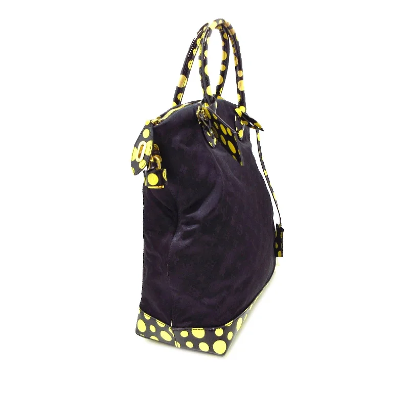 Louis Vuitton Yayoi Kusama Monogram Nylon Infinity Dots Lockit Vertical MM (AdLoYn)