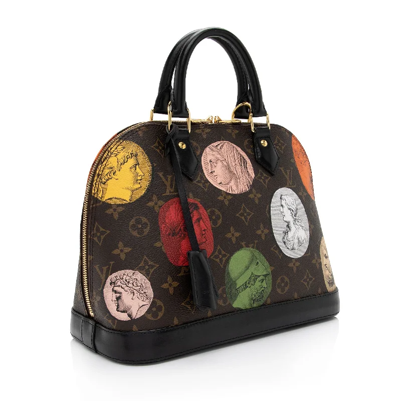 Louis Vuitton x Fornasetti Monogram Cameo Canvas Alma PM Satchel (o9NMJ3)