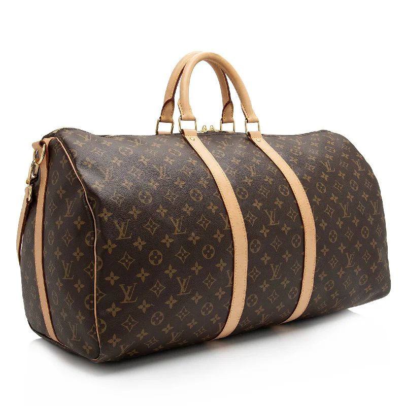 Louis Vuitton Vintage Monogram Canvas Keepall Bandouliere 50 Duffle Bag (JnQc5j)