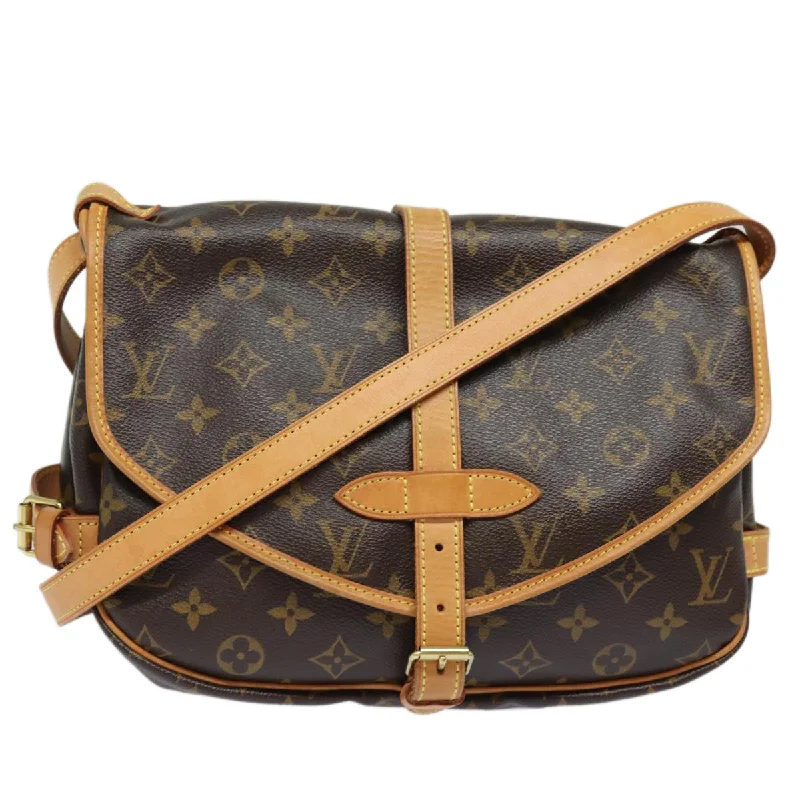 LOUIS VUITTON Monogram Saumur 30 Shoulder Bag M42256  80965A