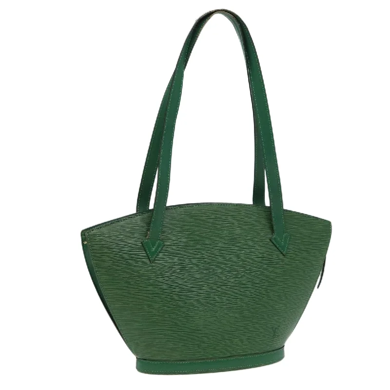 LOUIS VUITTON Epi Saint Jacques Poignees Long Bag Green M52334  80768