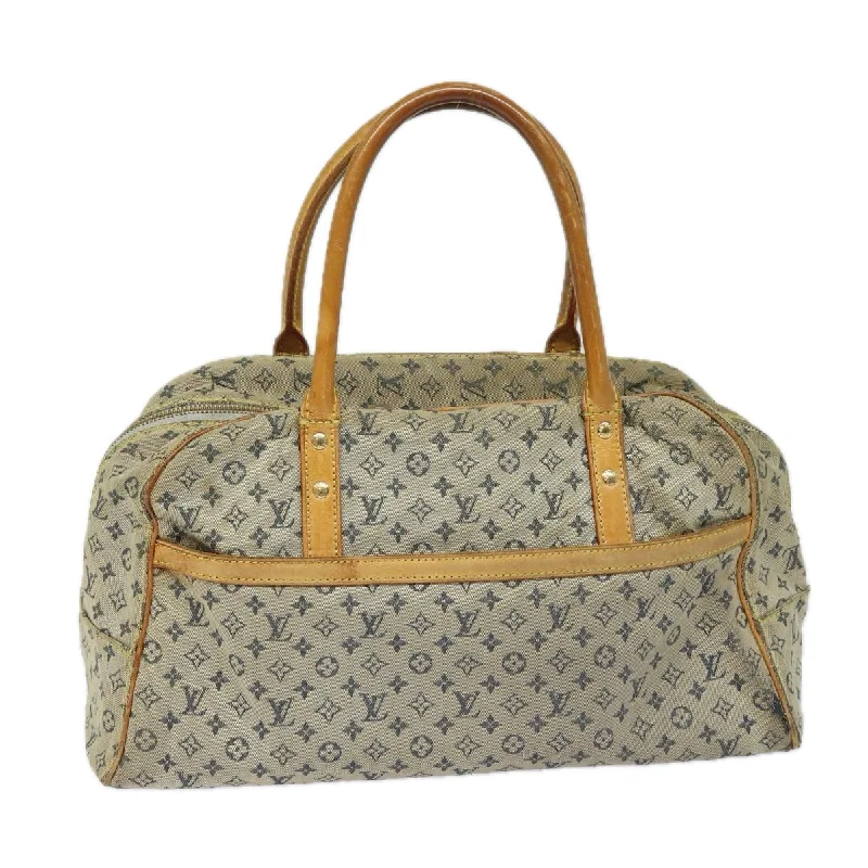 LOUIS VUITTON Monogram mini Marie Hand Bag Blue M92003  80353