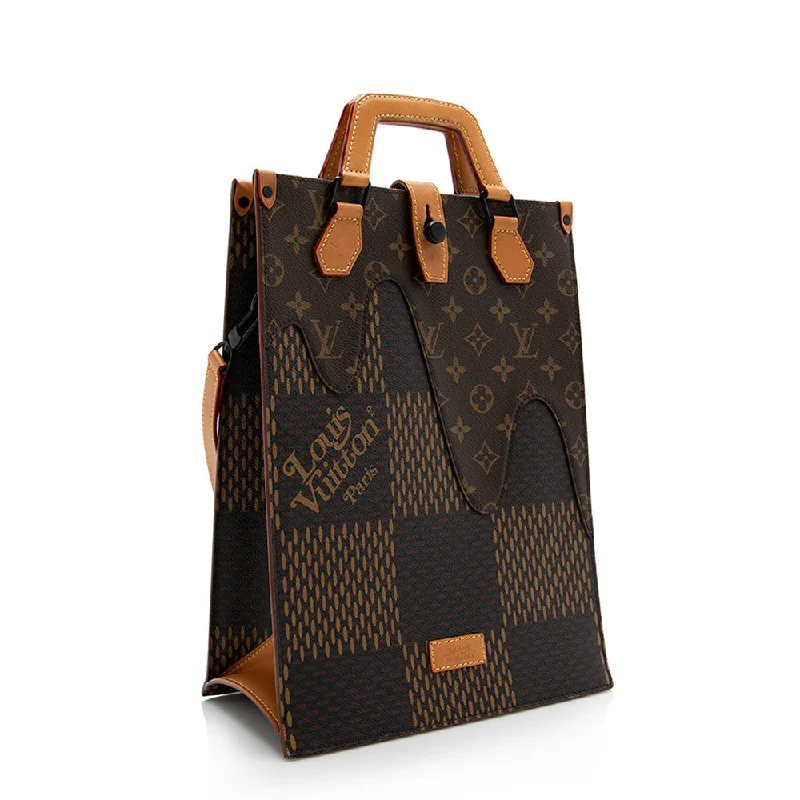 Louis Vuitton x NIGO Giant Damier Ebene Monogram Canvas Mini Tote (21070)