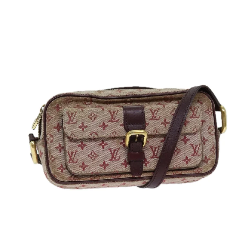 LOUIS VUITTON Monogram Mini Juliet MM Shoulder Bag Red M92219  80292