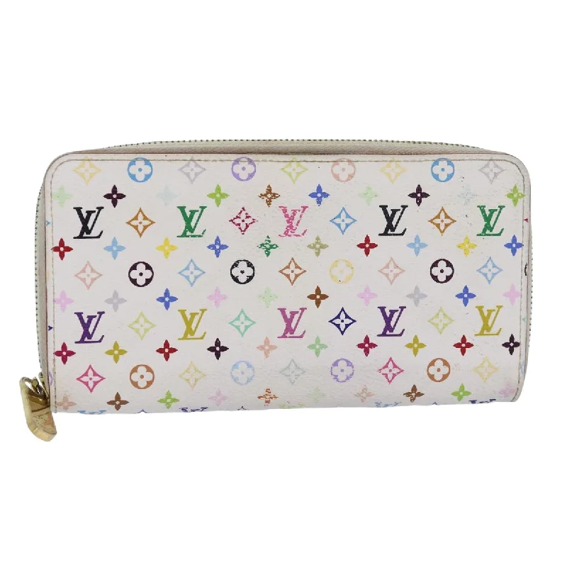 LOUIS VUITTON Monogram Multicolor Zippy Wallet White M60241  79949