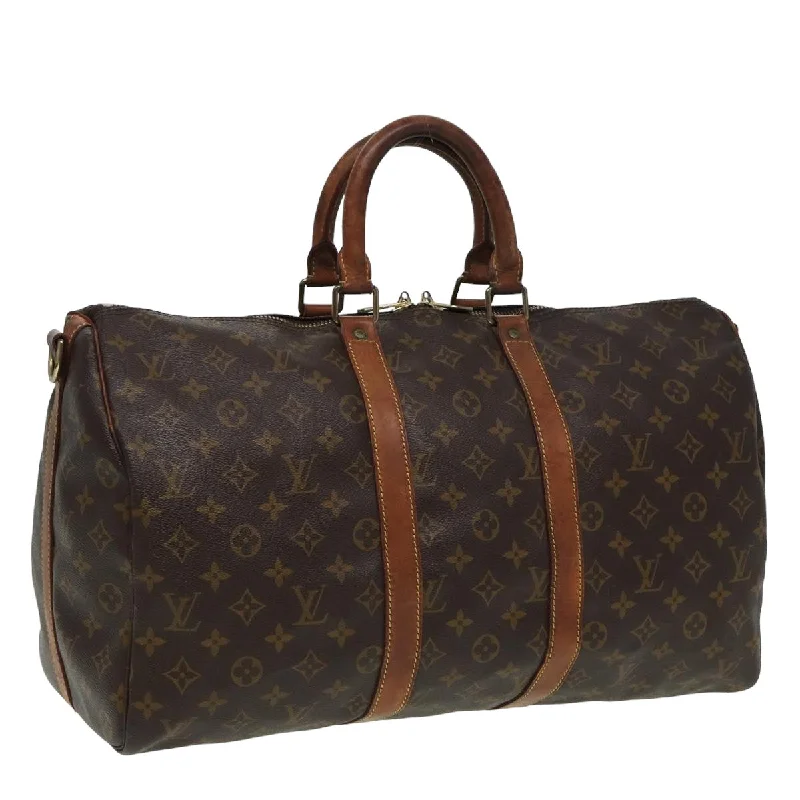 LOUIS VUITTON Monogram Keepall Bandouliere 45 Boston Bag M41418  81962