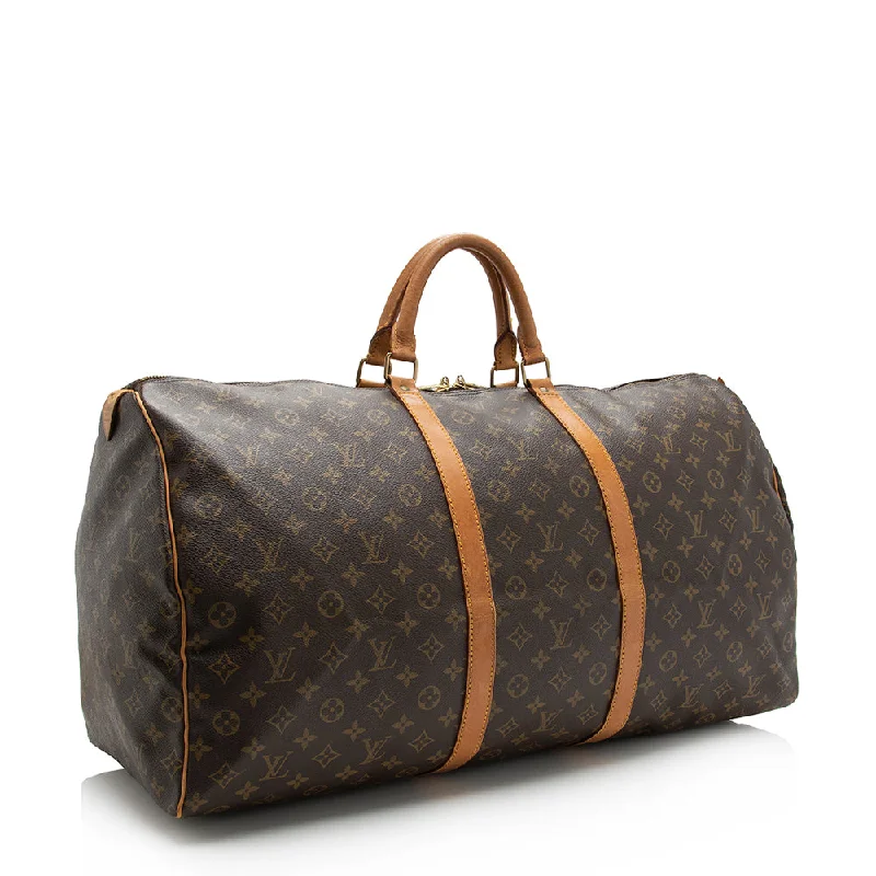 Louis Vuitton Vintage Monogram Canvas Keepall 60 Duffel Bag (16748)