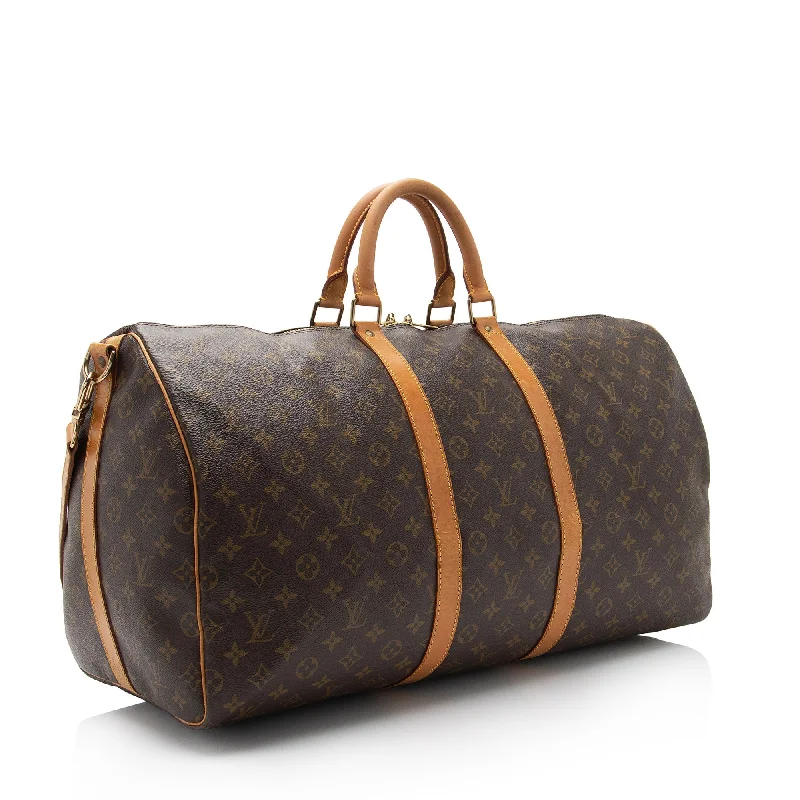 Louis Vuitton Vintage Monogram Canvas Keepall Bandouliere 55 Duffle (3bJnhV)