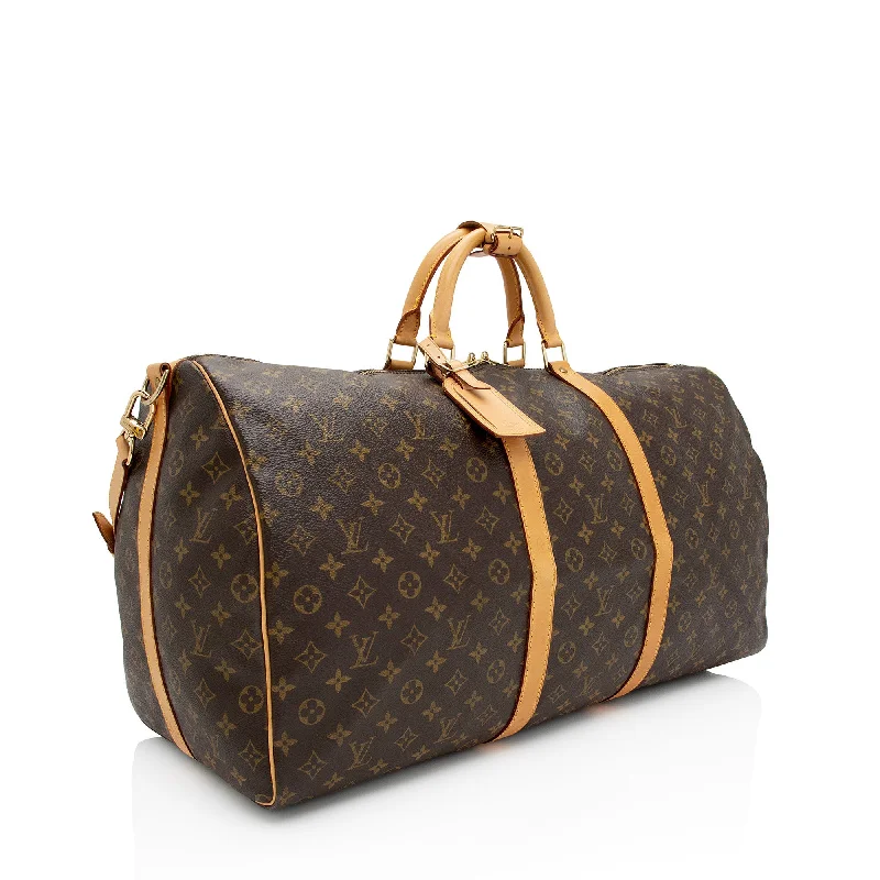 Louis Vuitton Vintage Monogram Canvas Keepall Bandouliere 60 Duffle Bag (N7uWMn)