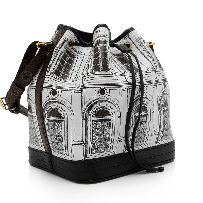 Louis Vuitton x Fornasetti Calfskin Architettura Noe MM Shoulder Bag (5ljjby)