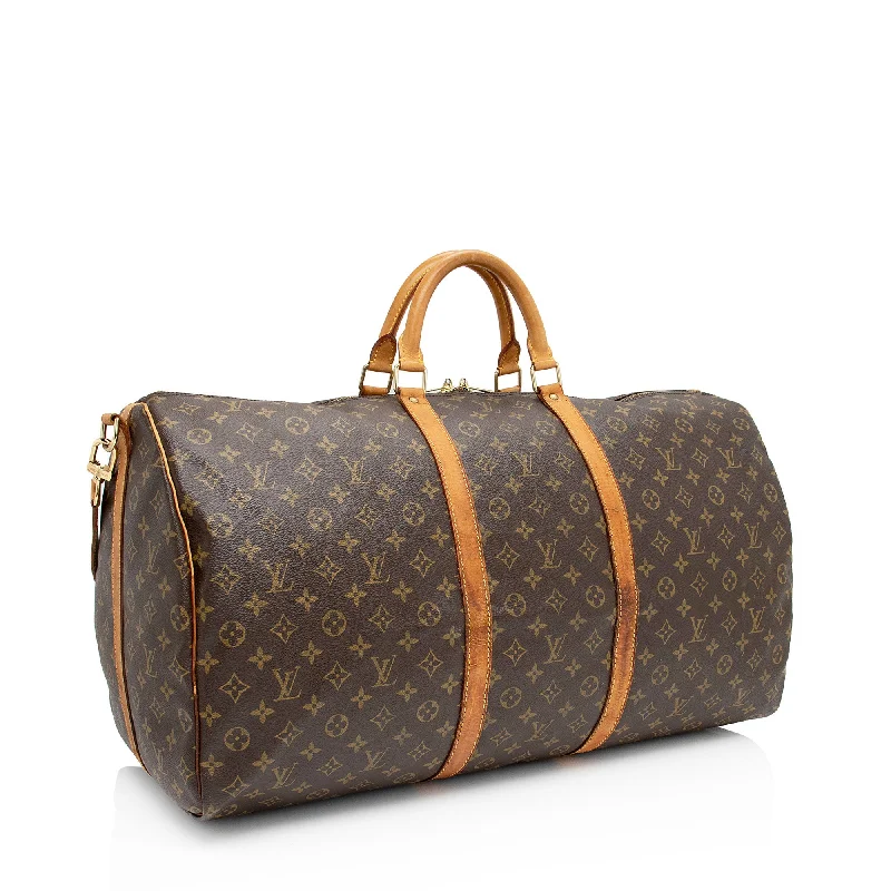 Louis Vuitton Vintage Monogram Canvas Keepall Bandouliere 60 Duffle (Pcqeua)