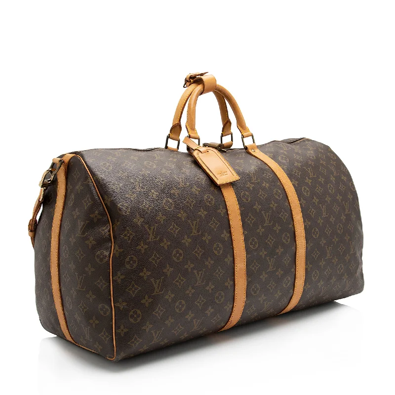 Louis Vuitton Vintage Monogram Canvas Keepall Bandouliere 60 Duffle Bag (3l2nxP)