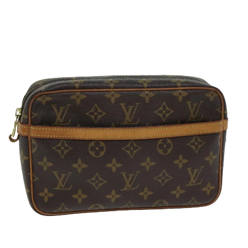 LOUIS VUITTON Monogram Compiegne 23 Clutch Bag M51847  yk13312