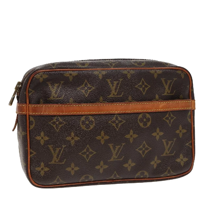 LOUIS VUITTON Monogram Compiegne 23 Clutch Bag M51847  yk13383