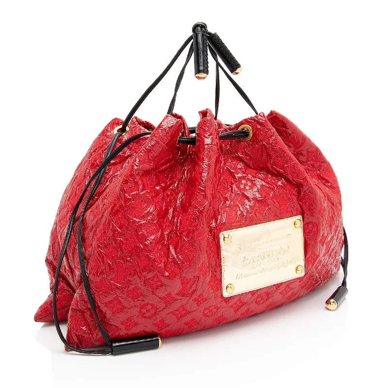 Louis Vuitton Vinyl Squishy Inventeur Drawstring Shoulder Bag (WKPtxi)