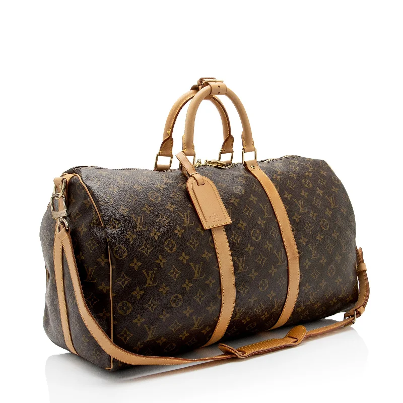 Louis Vuitton Vintage Monogram Canvas Keepall Bandouliere 50 Duffle Bag (s1qS6I)