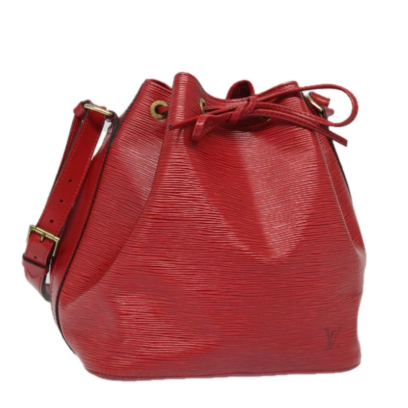 LOUIS VUITTON Epi Petit Noe Shoulder Bag Red M44107  81262