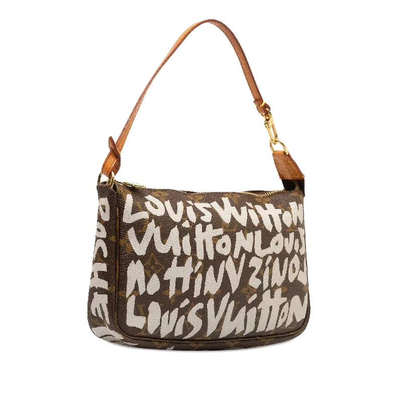 Louis Vuitton x Stephen Sprouse Monogram Graffiti Pochette Accessoires (0eY3am)