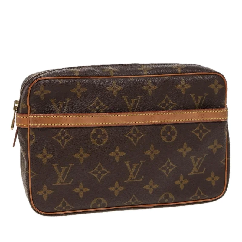 LOUIS VUITTON Monogram Compiegne 23 Clutch Bag M51847  81814