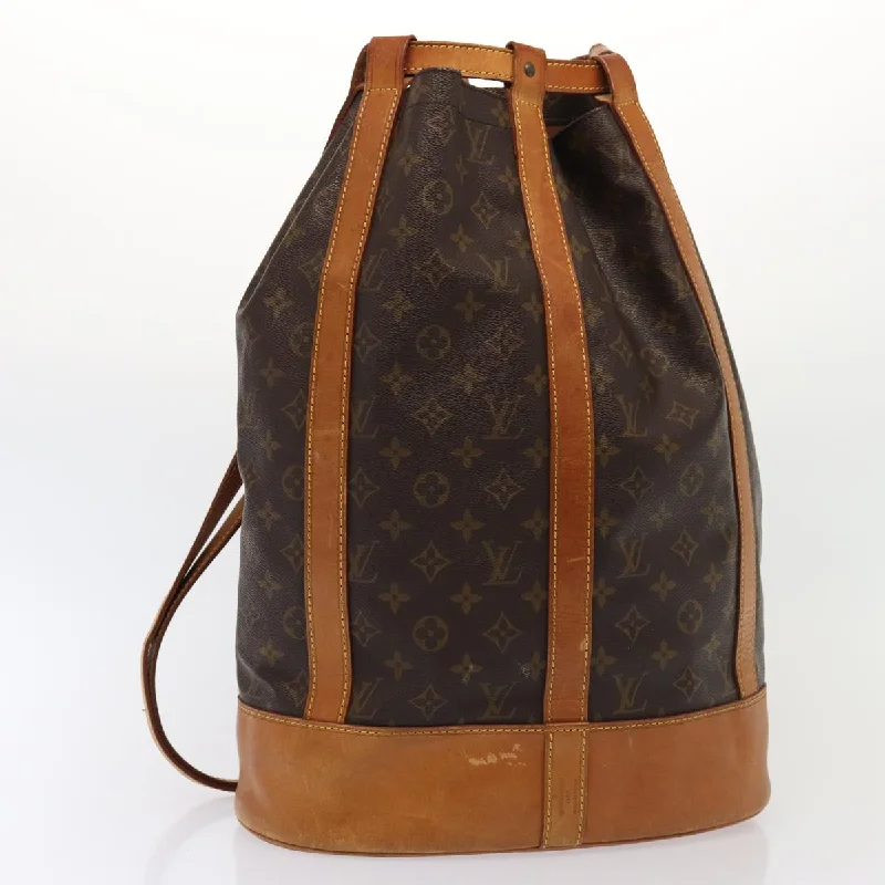 LOUIS VUITTON Monogram Randonnee GM Shoulder Bag M42244  80381