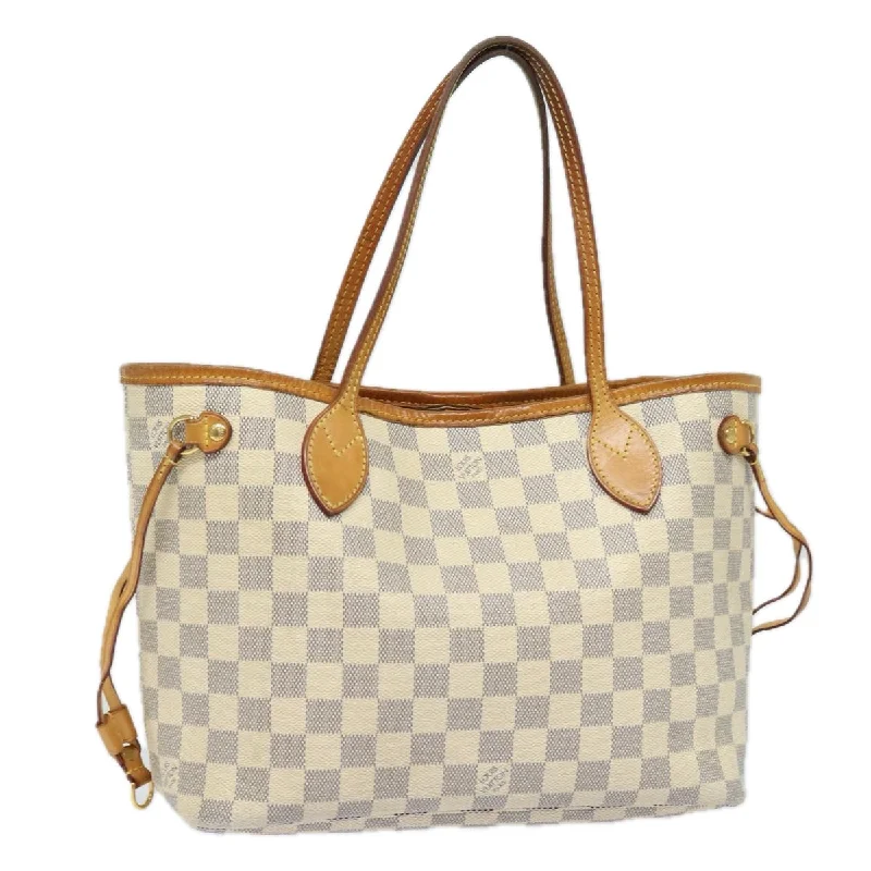 LOUIS VUITTON Damier Azur Neverfull PM Tote Bag N41362  80052