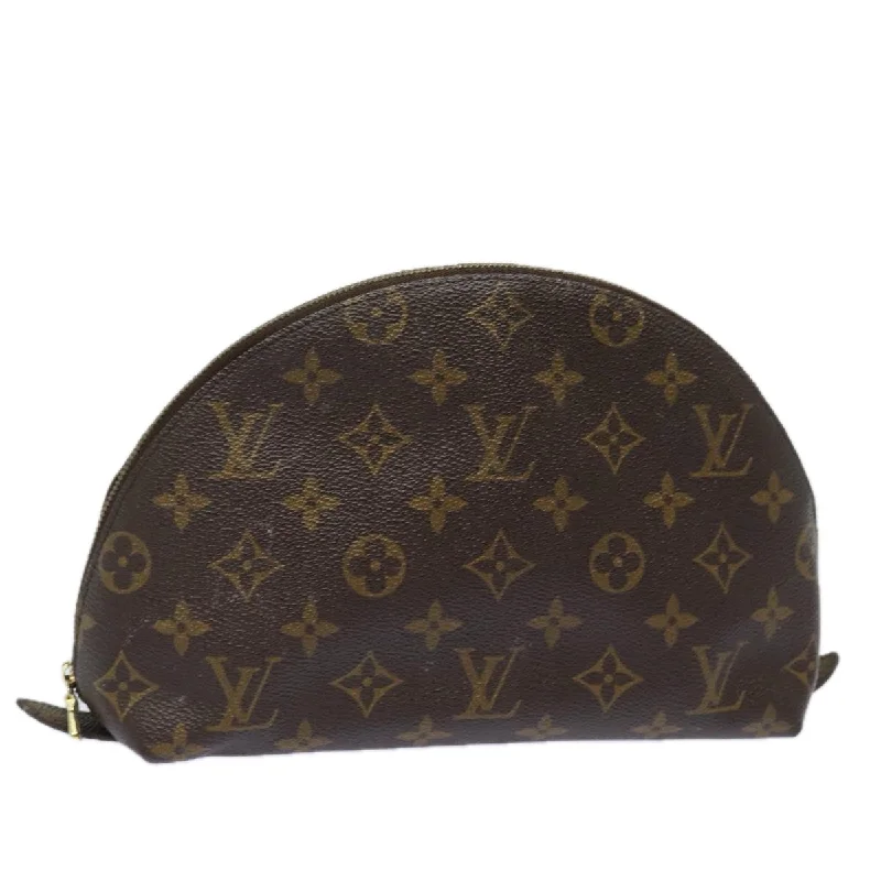 LOUIS VUITTON Monogram Trousse Demi Ronde Cosmetic Pouch M47520  81232